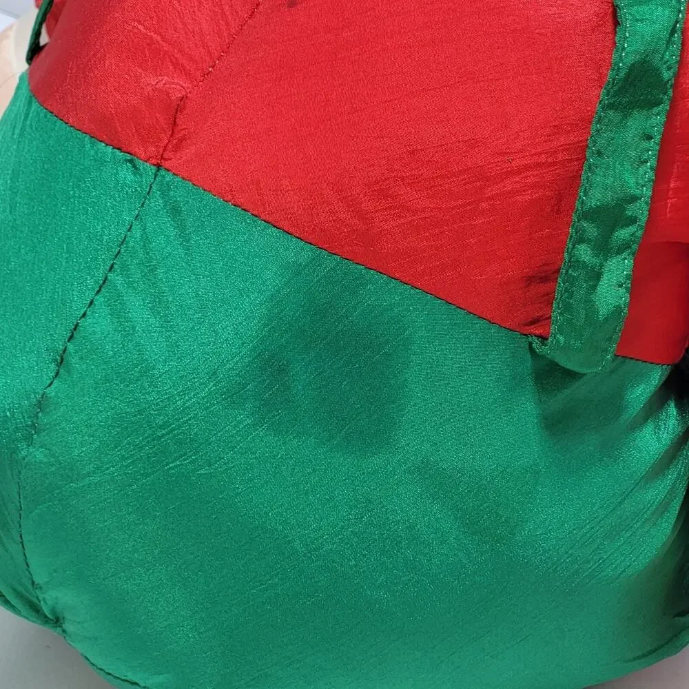 Vtg 1989 Fiesta‎ Huggable Santa Claus Plush Stuffed Doll